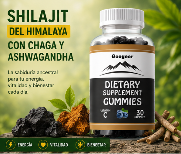 Shilajit Gummies Premium   Energía Natural, Enfoque Mental y Vitalidad Diaria